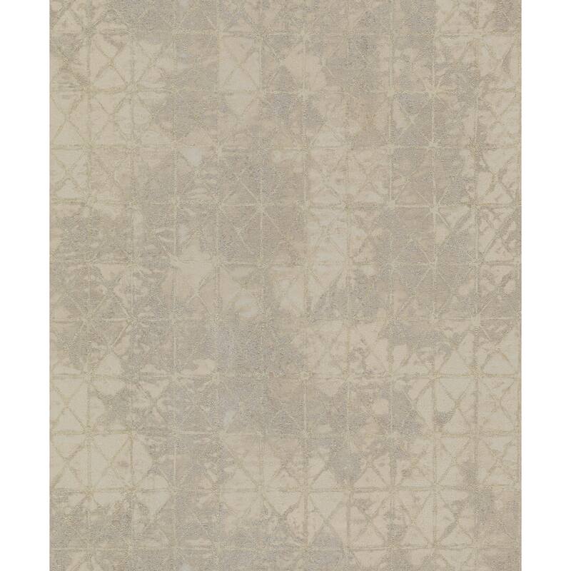 A-Street Prints Odell Pewter Antique Tiles Wallpaper