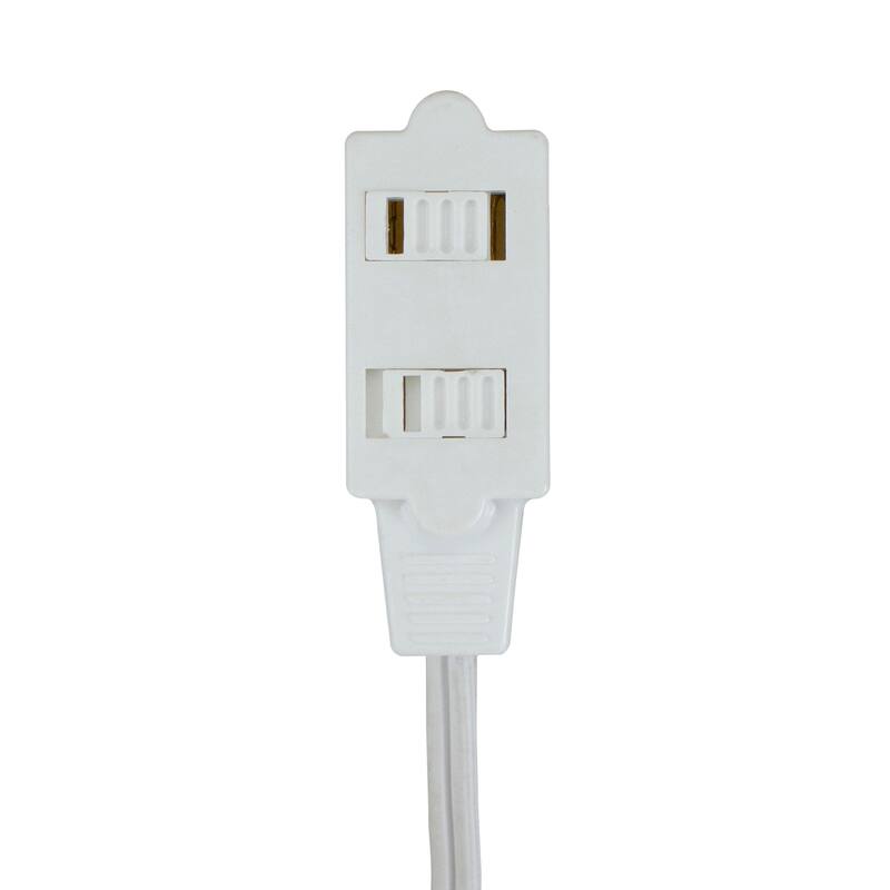 9' Power Extension Cord with 3-Outlets and Safety Locks