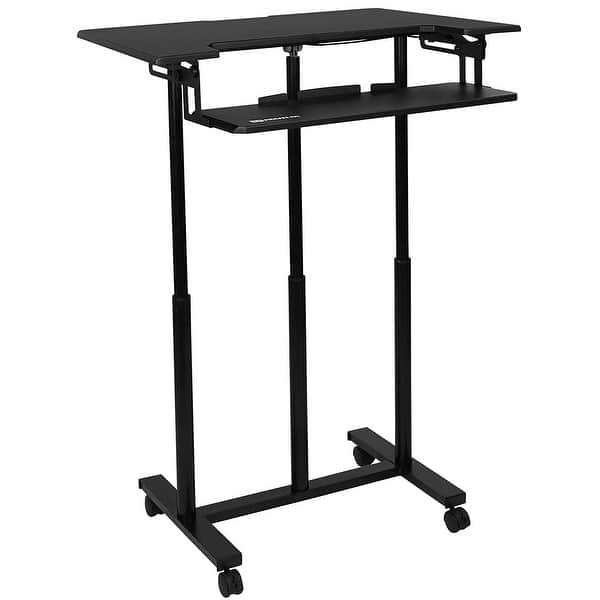 Shop Mount It Rolling Sit Stand Workstation 34 Wide With