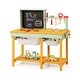 preview thumbnail 1 of 7, Multicolor Kids Wooden Toy Workbench with 2 Storage Baskets and Blackboard - 33" x 14.5" x 31.5" (L x W x H) Kids