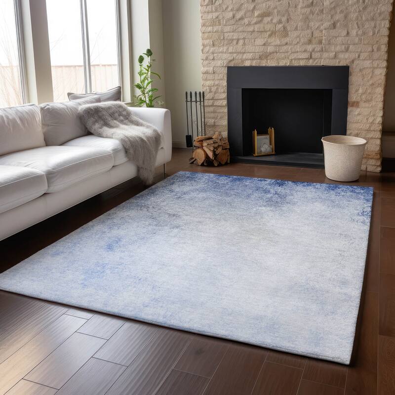 Premium Washable Super Soft Solid Ombre Mayfield Rug