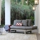 preview thumbnail 37 of 48, Cambridge Casual West Lake Convertible Wood Outdoor Sofa Daybed