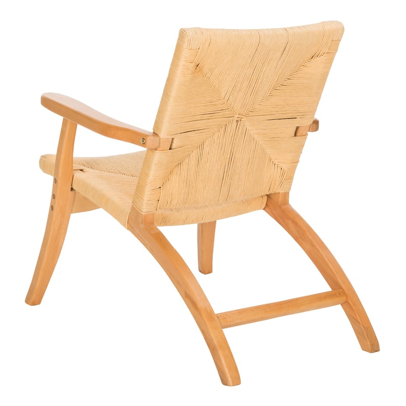 SAFAVIEH Takeyuki Natural Accent Chair - 33.5" x 24" x 31.9" - 33Wx24Dx32H