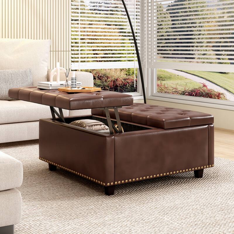 Storage Square Chair with Storage