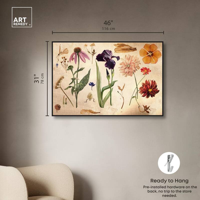 Floral Selection II Canvas by Art Remedy