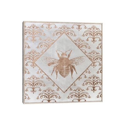 iCanvas "Bee Distressed I" by Daniela Santiago Canvas Print