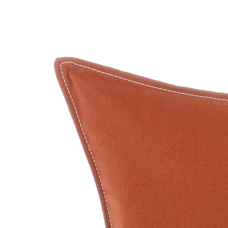 Sorra Home Sunbrella Indoor/Outdoor Top Stitch (Set of 2) 20 in Pillows