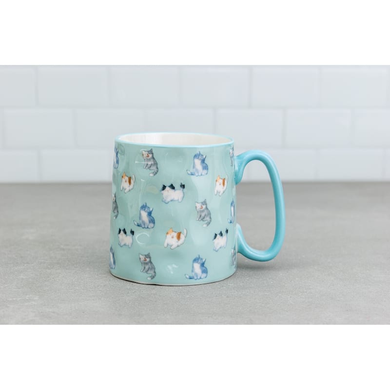 10 Strawberry Street Bella Animal Mugs, Set of 4