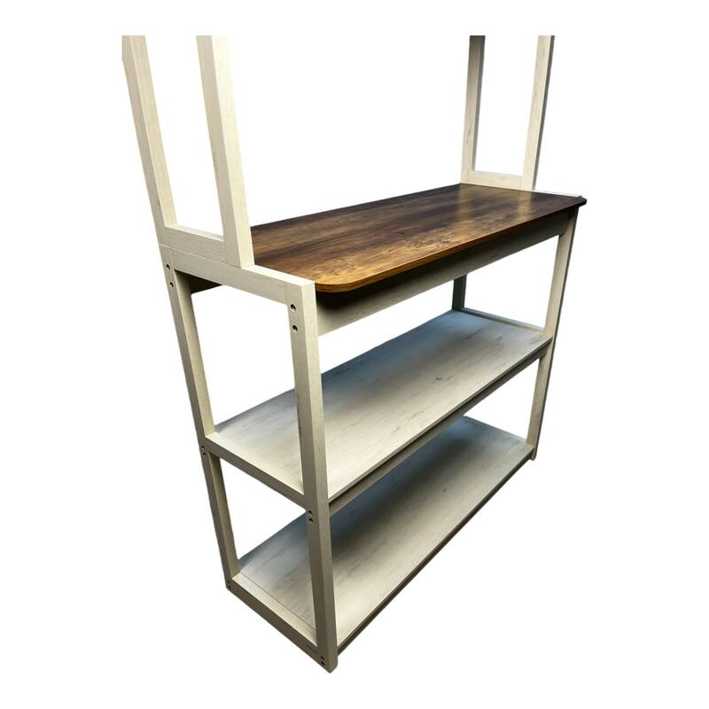 39.37" 5-Tier Bakers Rack for Kitchen with Storage, Coffee Bar, Kitchen Shelves, Microwave Stand