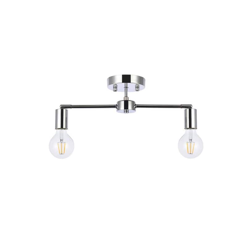 Ezra 2 Light Flush Mount - 4.7 Inch
