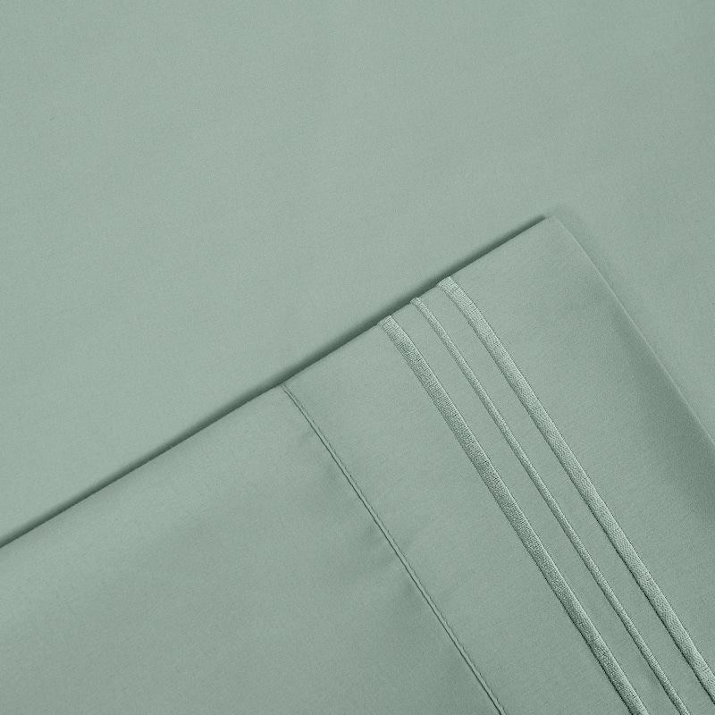 Modern Threads 6-Piece Bed Sheet Set - Ultra Soft Brushed Microfiber, Deep Pocket, Cool & Breathable, Fits 21" Mattress