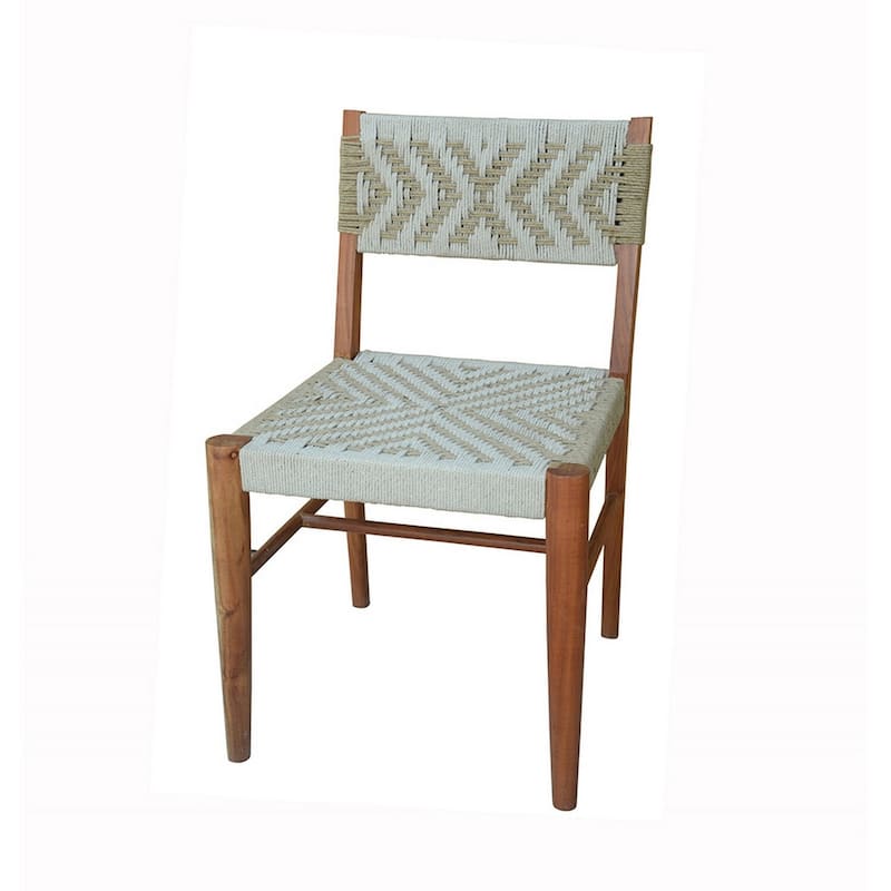 Brown/Gray and Cream Fabric Upholstered Wood Frame Dining Chair, Set of 2, Sturdy Dining Chair for Dining Rooms - 19