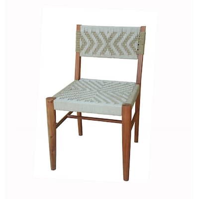 Brown/Gray and Cream Fabric Upholstered Wood Frame Dining Chair, Set of 2, Sturdy Dining Chair for Dining Rooms - 19