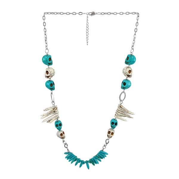 Turquoise /& Bone Layered Necklace