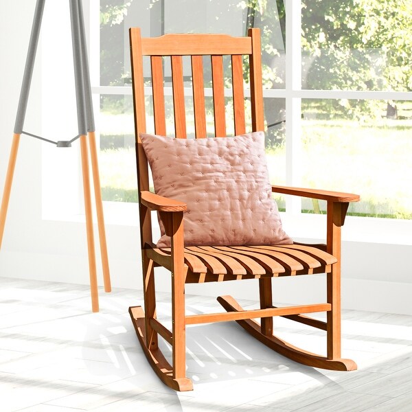 Solid store wood rocker