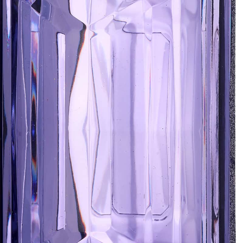 9" Acrylic Emerald Cut Precious Gem Ornament Set of 3