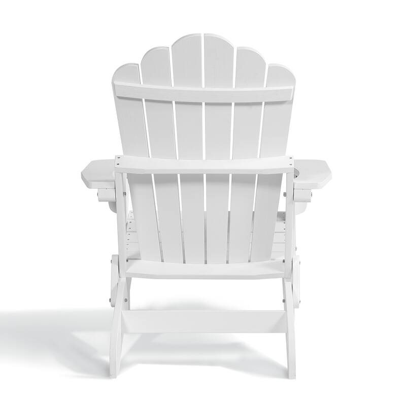 Haven Poly Resin Plastic Folding Adirondack Chair (Set of 2)
