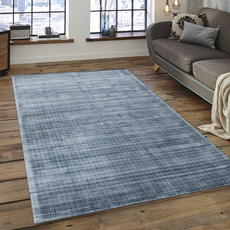 Handwoven Contemporary Solid Milano Rug