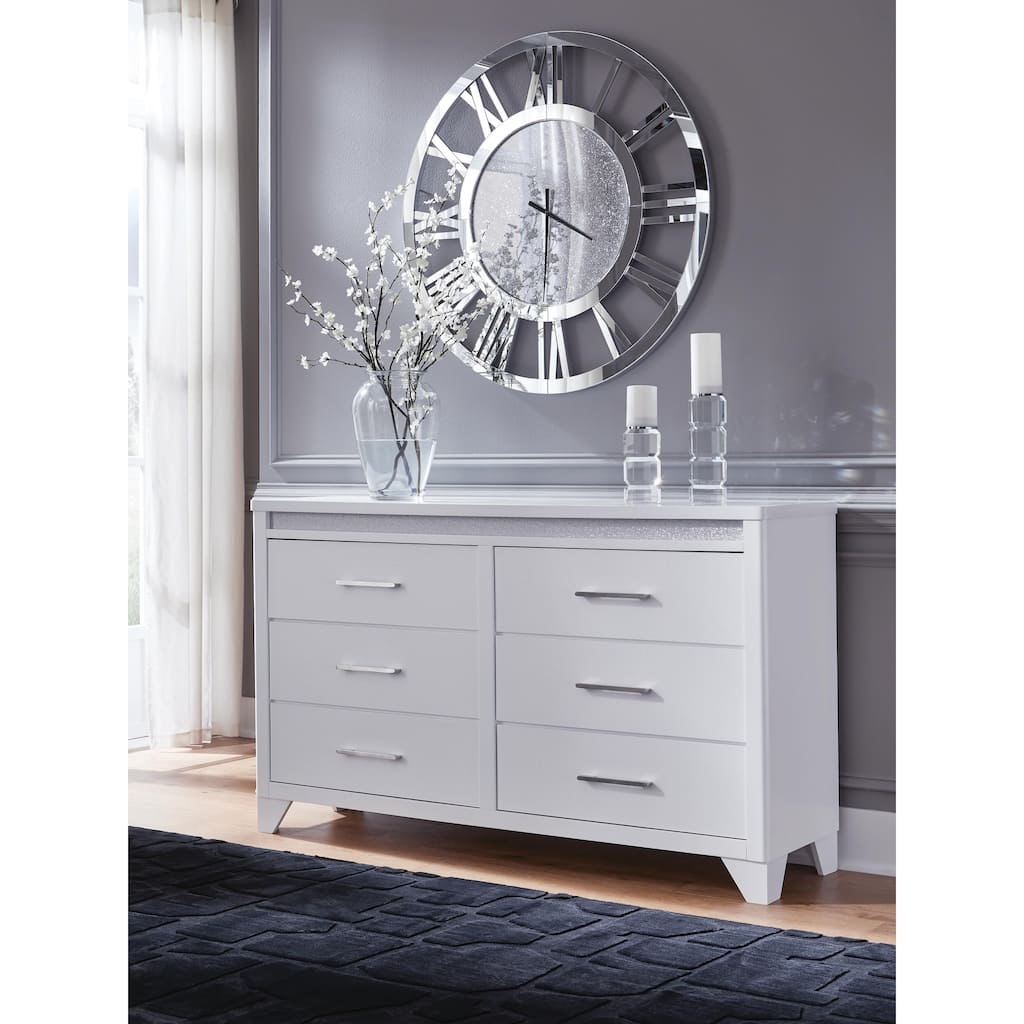 Signature Design by Ashley Stenluxe White Dresser