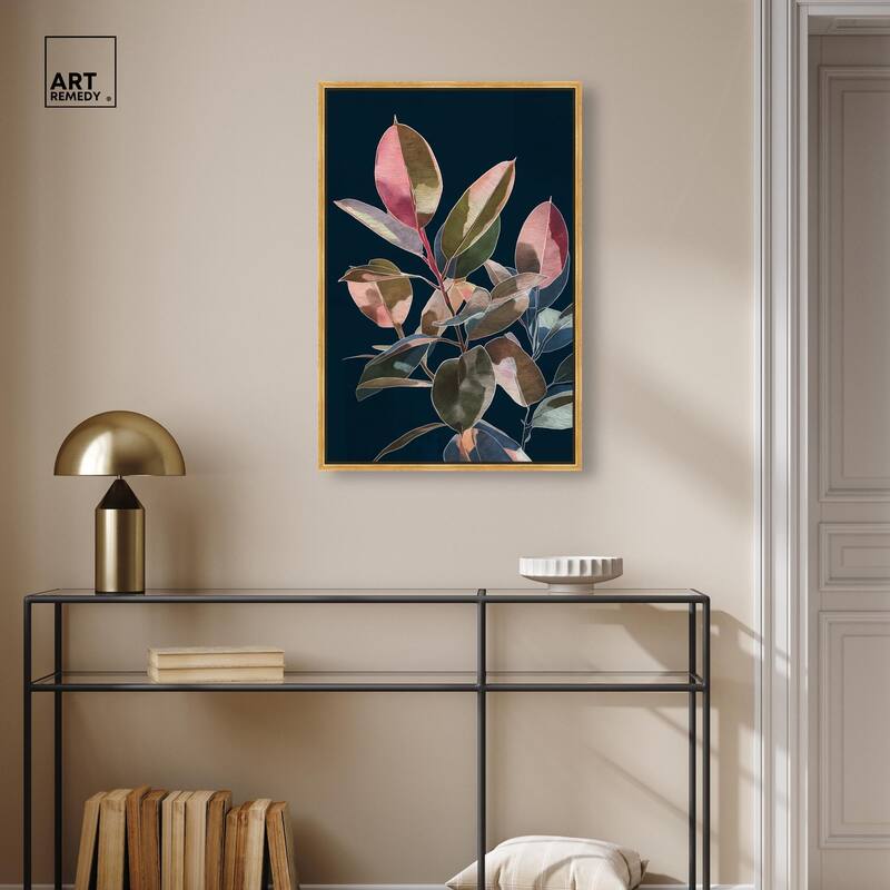 Fuchsia Frond I Canvas by Art Remedy