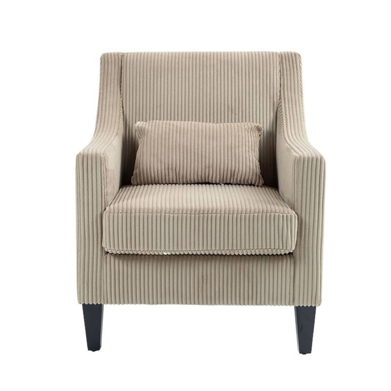 Modern Corduroy Upholstered Accent Chair Bed Bath & Beyond 41310782