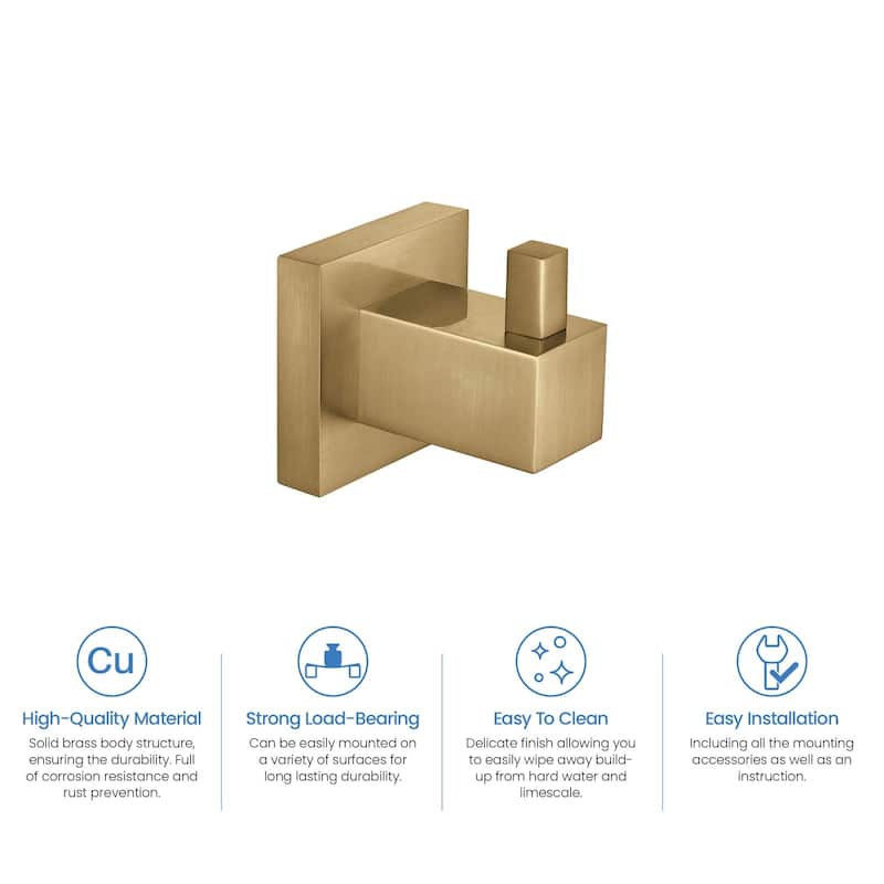 Cube Bathroom Towel and Robe Hook