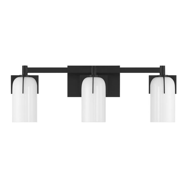 Caldwell 3-Light Bathroom Vanity Light - Matte Black
