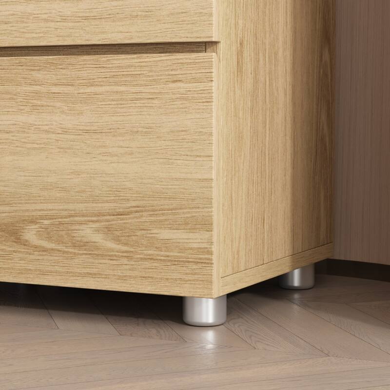 Premium 2-Drawer Nightstand 3 Colors Bedside Table by Kerrogee End Table