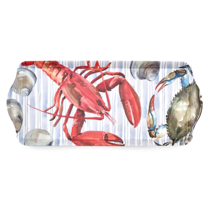 Pimpernel Summer Feast Collection Sandwich Tray - 15.1 Inch x 6.5 Inch - 15.1 Inch x 6.5 Inch