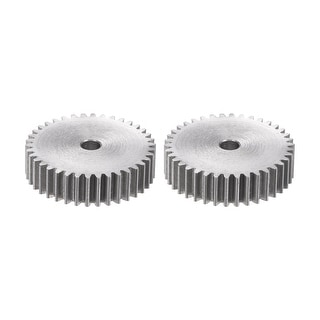 2pcs Spur Gear 6mm Inner Hole Gear 38T Mod 1 Carbon Steel Motor Gear ...