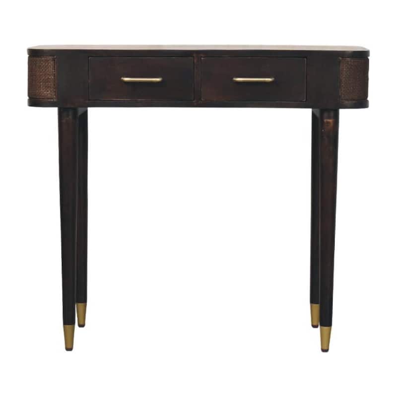 Artisan Furniture Solid Wood Belmont Console Table,Brown,1-Drawer