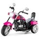 preview thumbnail 2 of 37, 6V Powered Toddler 3-Wheel Motorbike Ride On Toy with Horn and Headlight - 36" x 19" x 25" (L x W x H)