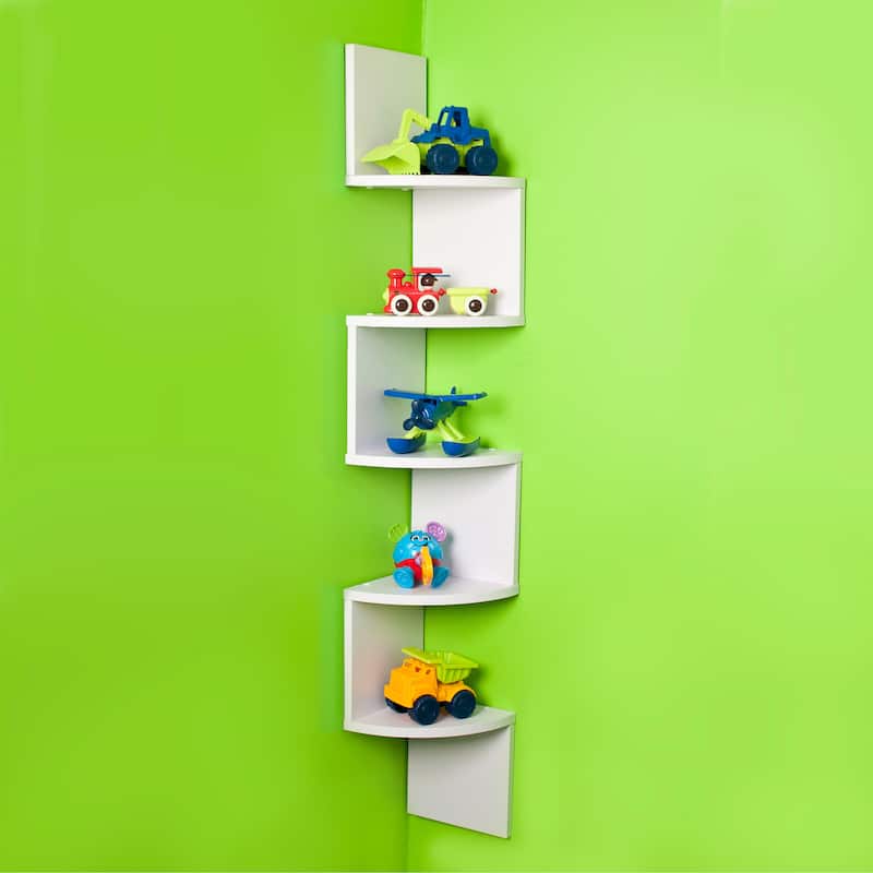 Veneer Corner Wall Mount Shelf