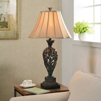 Vetaio Golden Ruby 3-Way Table Lamp