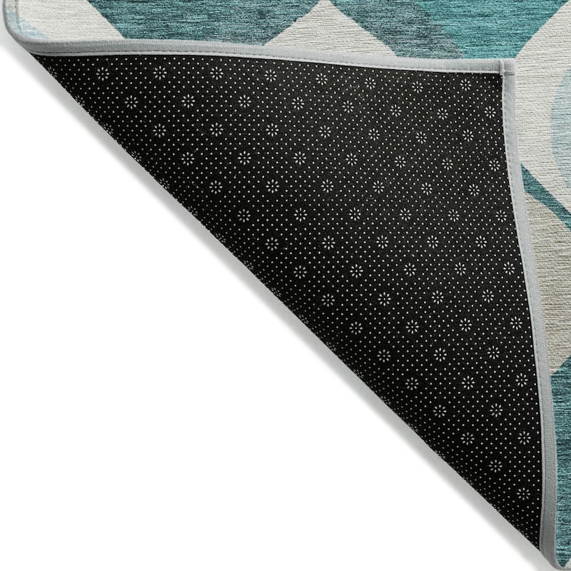 HomeRoots Ogee Transitional Rectangle Outdoor Rug