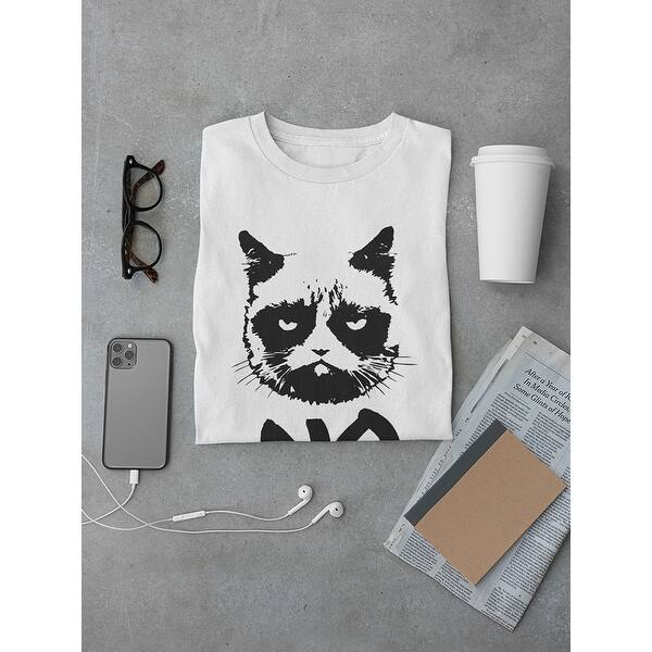 Grumpy Cat Grumpy No Men S White Funny T Shirt On Sale Overstock 17067578