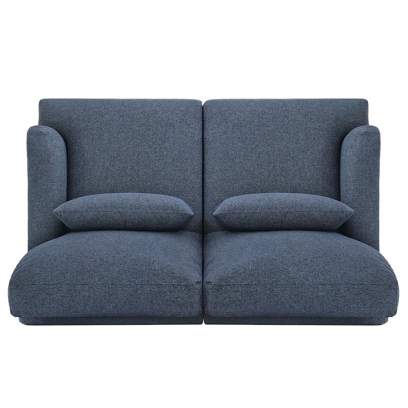 77.6''W Modern 3-Seat Sofa with Solid Wood Frame and Comfortable Cushions for Living Room