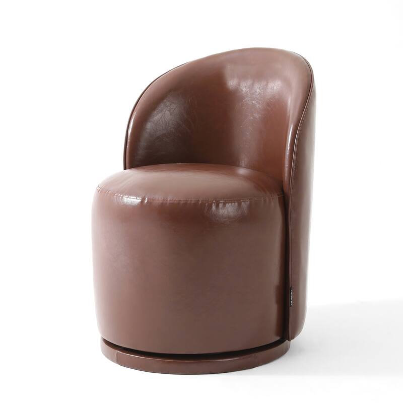 23" W Upholstered Swivel Side Chair for Dining Room, Balcony, Parlour