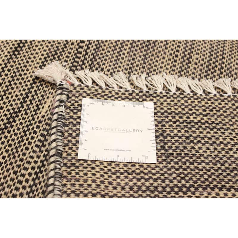 Ankara FW Black Kilim 5'11" x 8'1" - 5'11 x 8'1