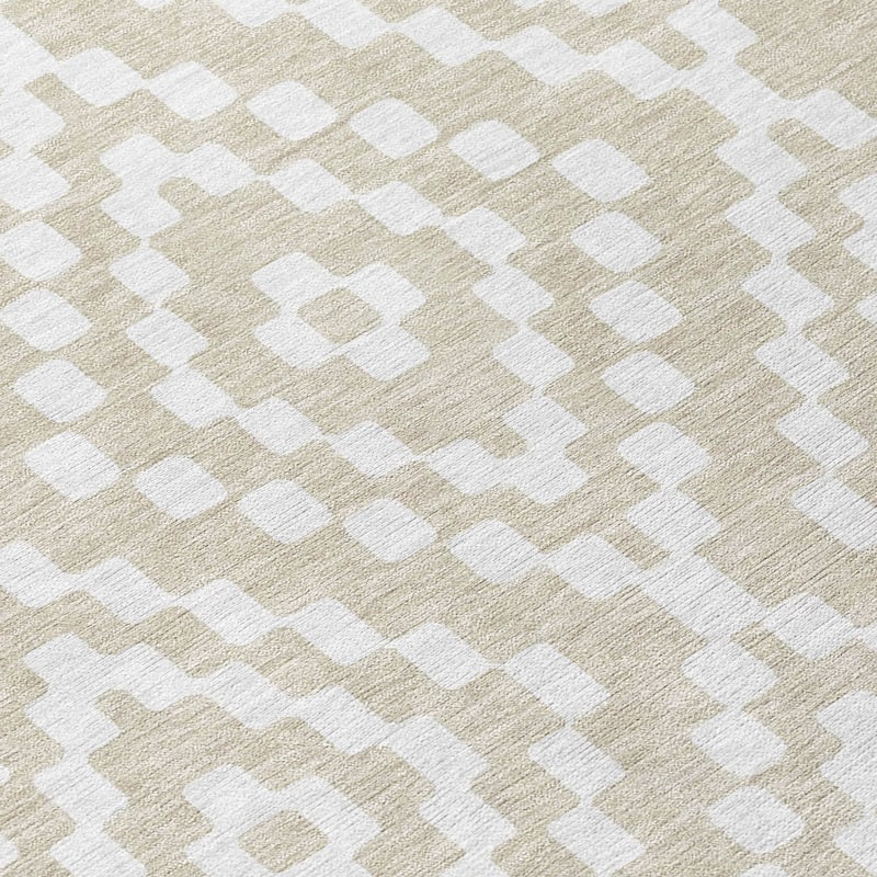 Machine Washable Indoor/ Outdoor Chantille Moroccan Boho Rug