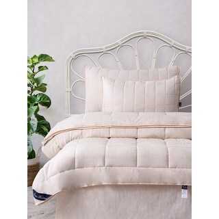 Brooks Brothers Linen Pillow - Cream