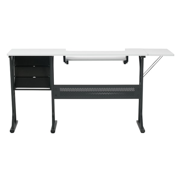 Studio Designs Eclipse Ultra Grey and White Wood Top Sewing