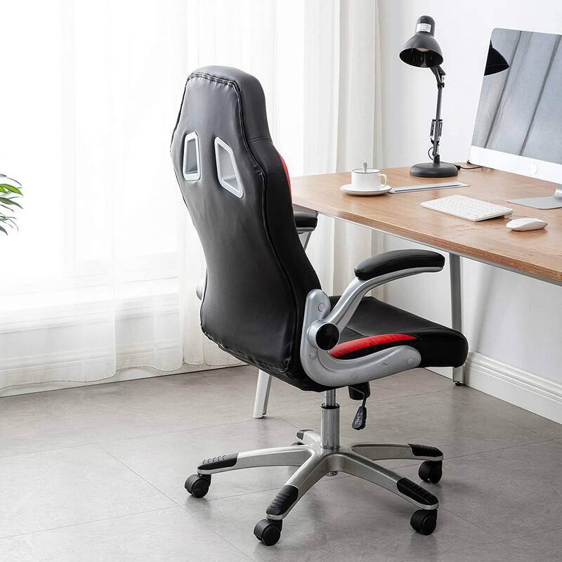 Ergonomic Swivel Computer Adjustable Lumbar Support Tilt Executive Gaming Chair