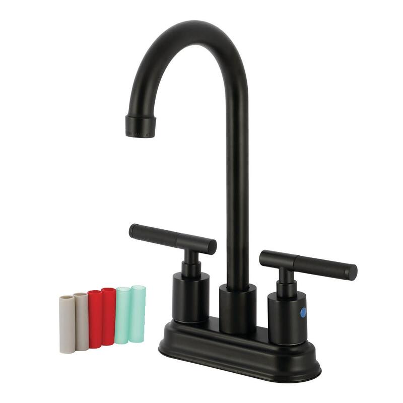 Kingston Brass KB849.CKL Kaiser 1.8 GPM Standard Bar Faucet - Matte Black