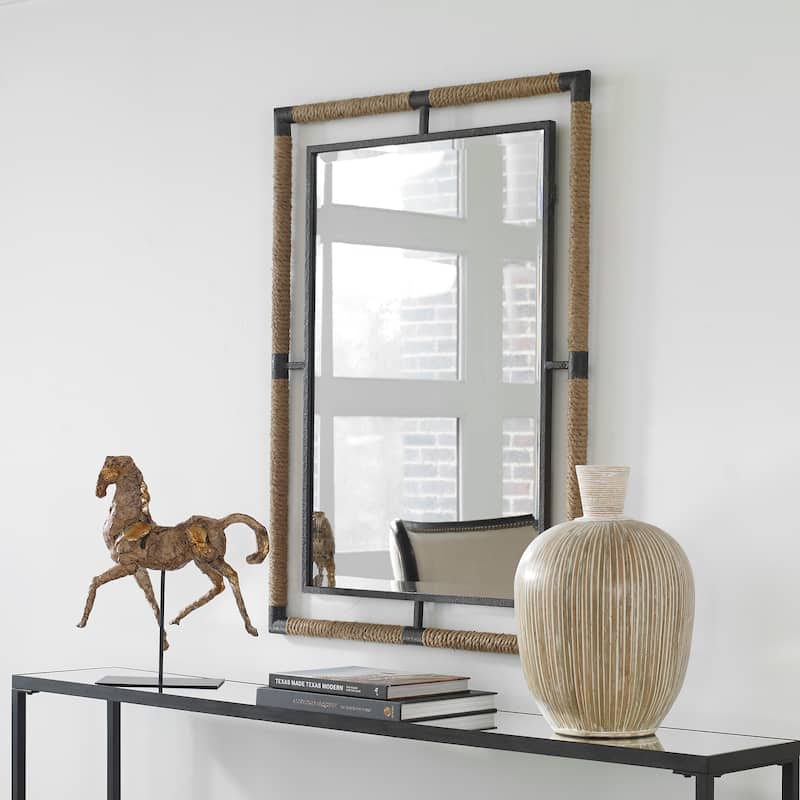 Uttermost Melville Iron & Rope Mirror