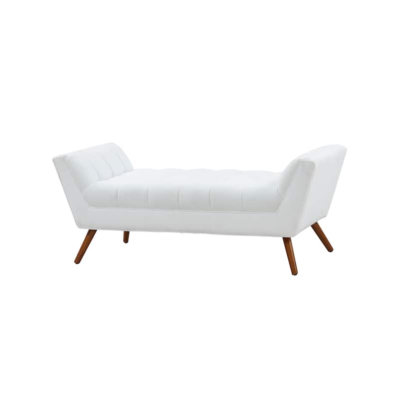 SAFAVIEH Couture Målfrid Tufted Bench - 53.2" W x 20.9" L x 20.9" H - 53Wx21Dx21H