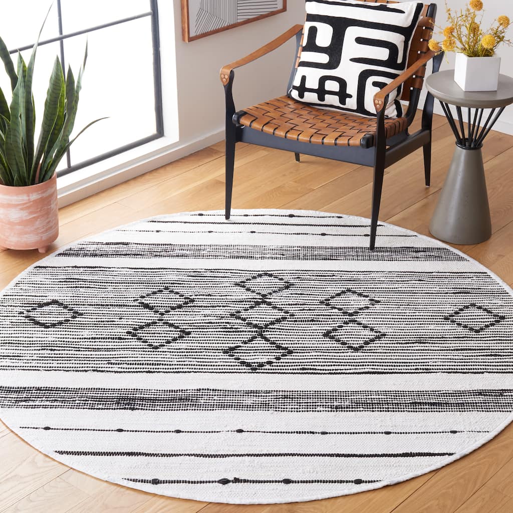 SAFAVIEH, Handmade Striped Kilim Lauryne Transitional Rug