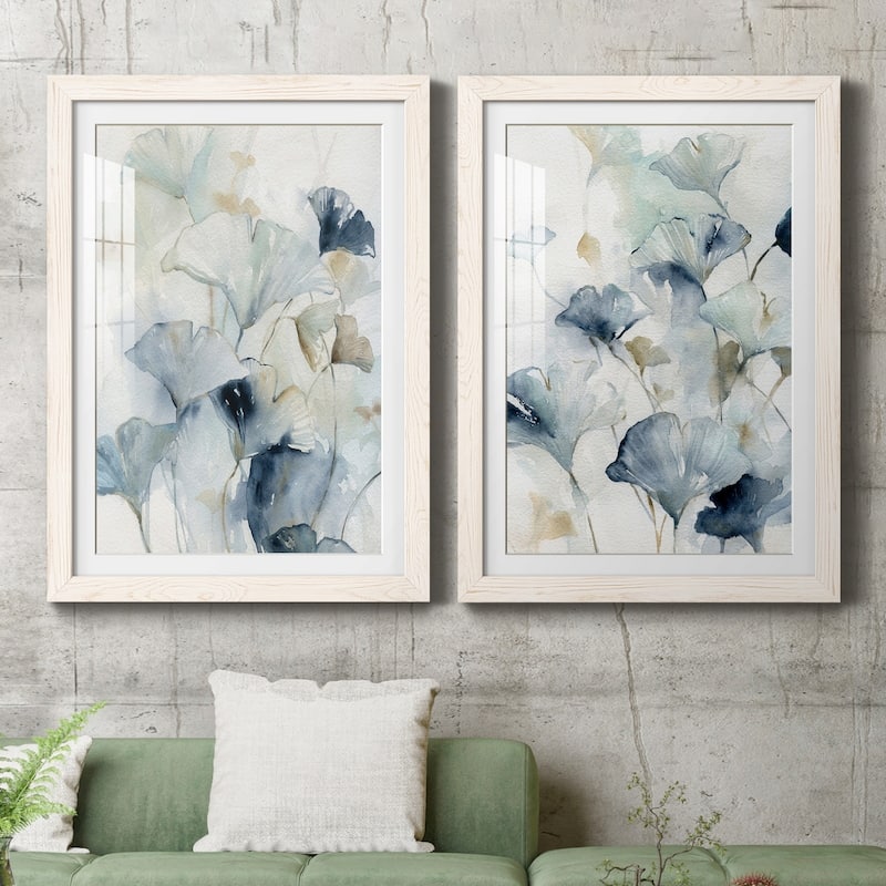 Indigo Ginkgo I-Premium Framed Print - Ready to Hang