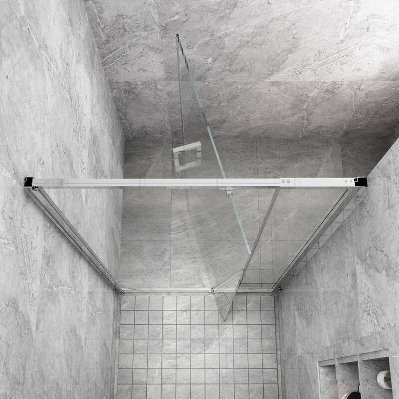 TOOLKISS Semi-frameless Pivot Shower Door