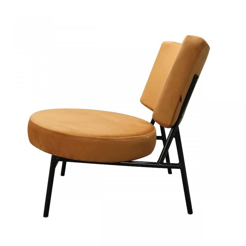 28-inch Upholstered Barrel Chair with Comfortable Cushioned Seat - 28.3” x 23.6” x 32.3”